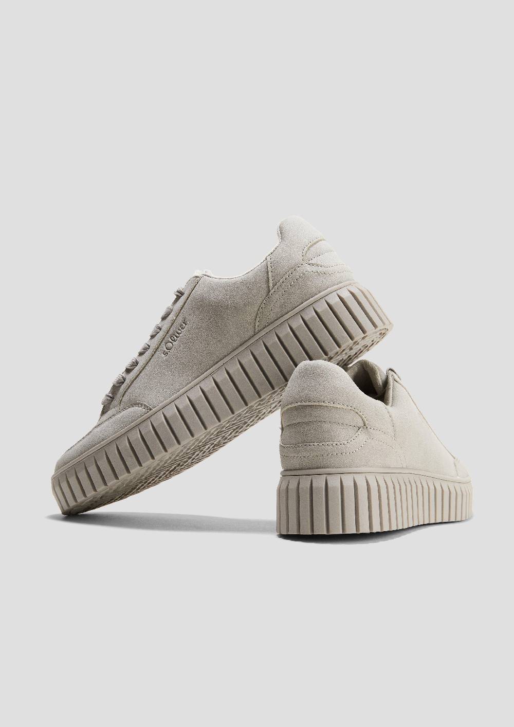 S.Oliver Schnürer In Leder-Optik