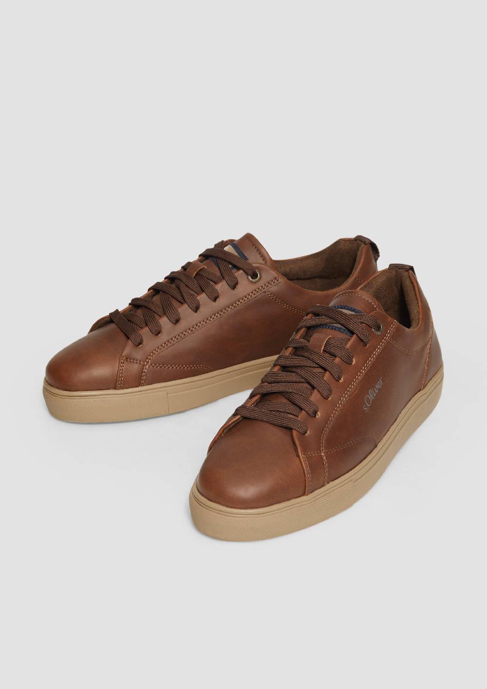 S.Oliver Schnürer In Leder-Optik