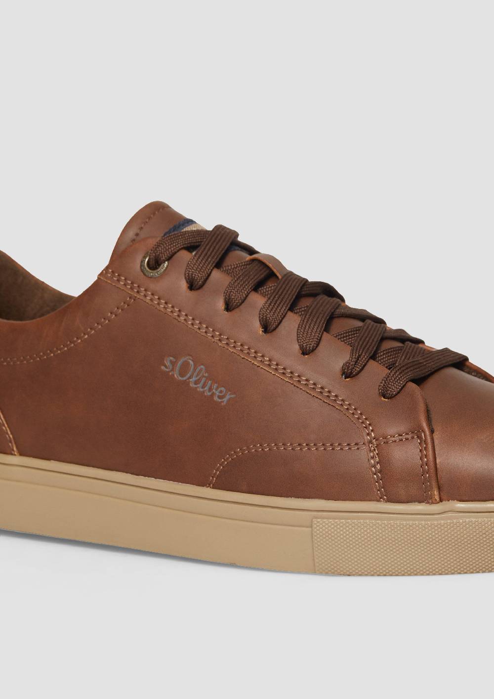 S.Oliver Schnürer In Leder-Optik