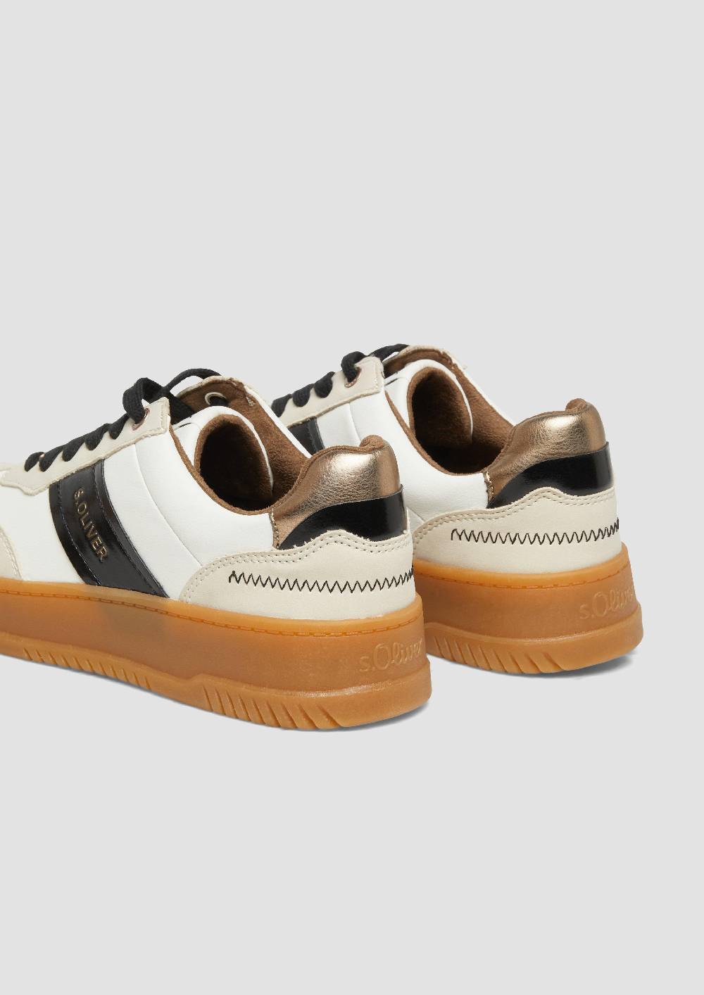 S.Oliver Schnürer Mit Kontrast-Details