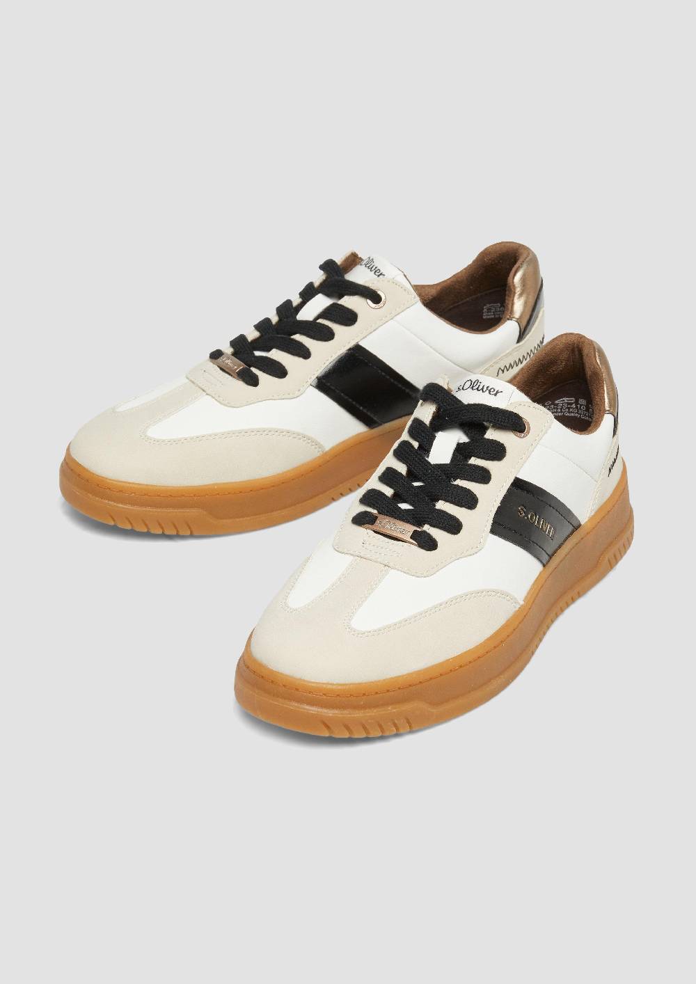 S.Oliver Schnürer Mit Kontrast-Details