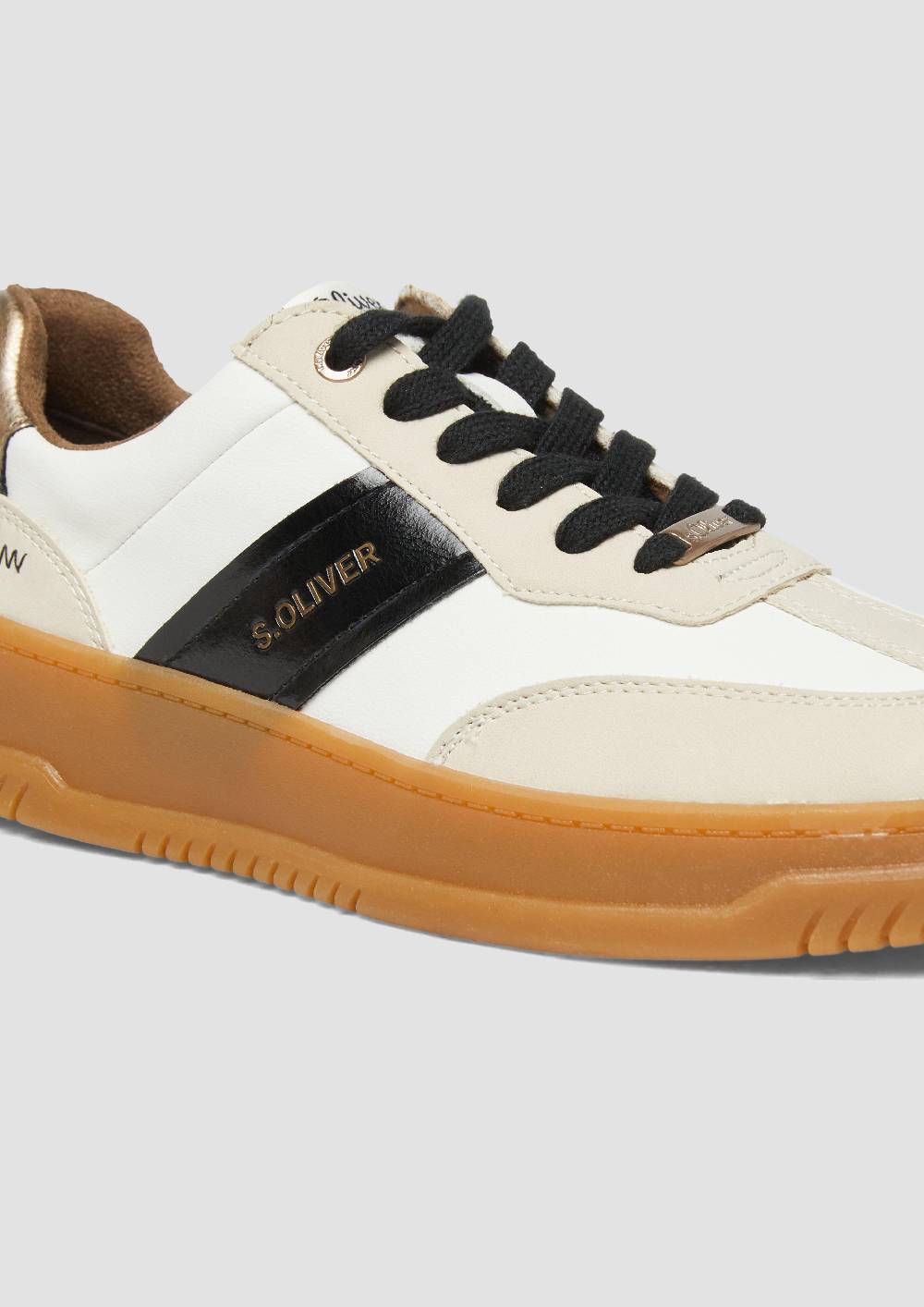 S.Oliver Schnürer Mit Kontrast-Details