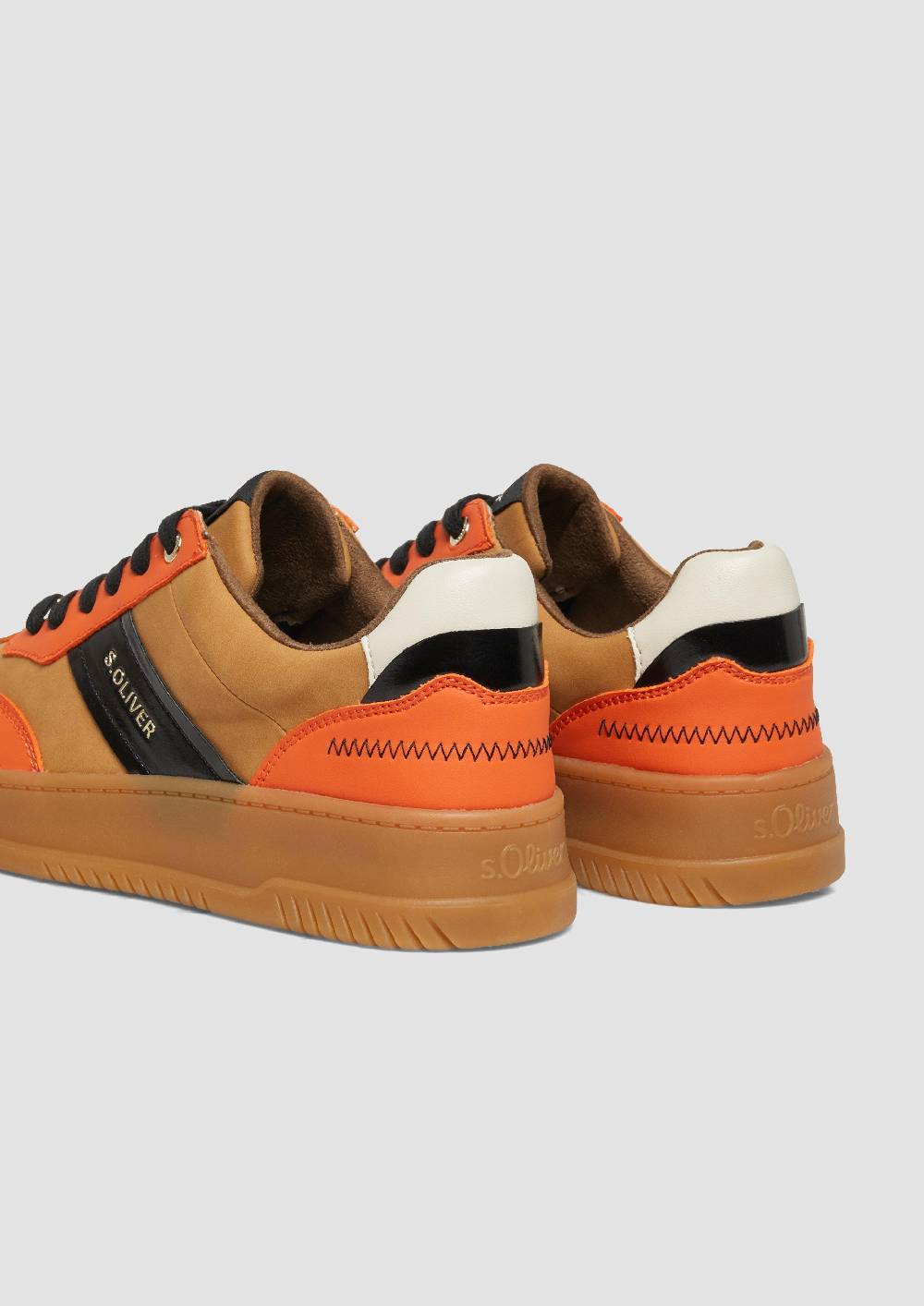 S.Oliver Schnürer Mit Kontrast-Details