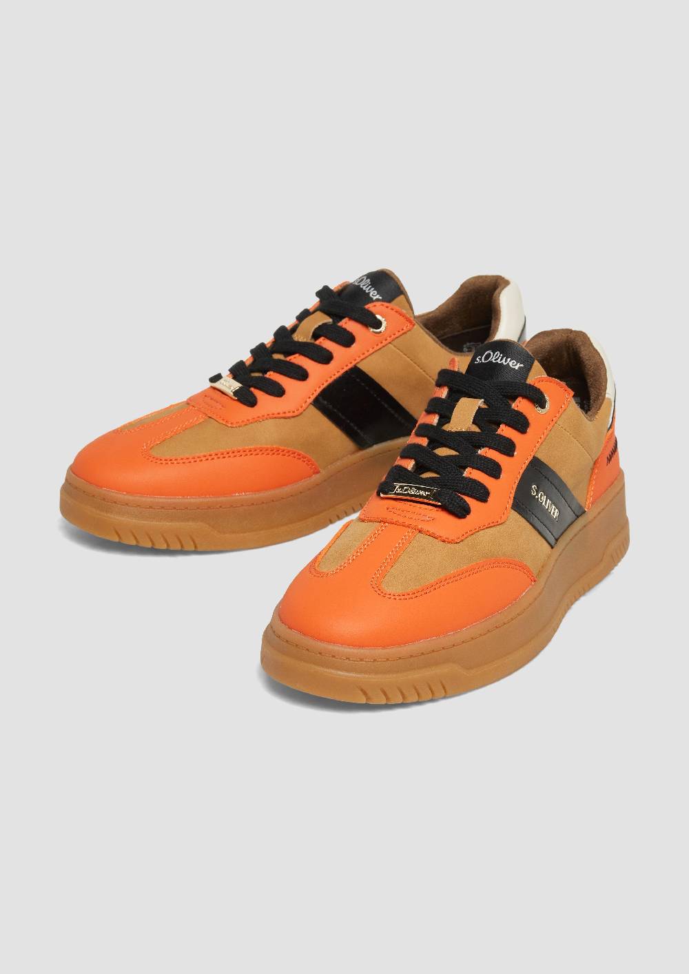 S.Oliver Schnürer Mit Kontrast-Details