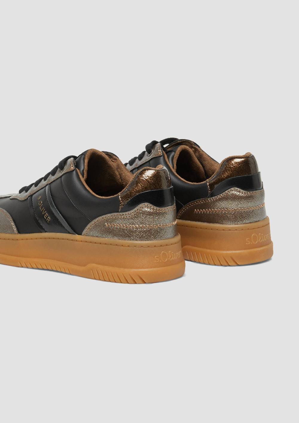 S.Oliver Schnürer Mit Kontrast-Details