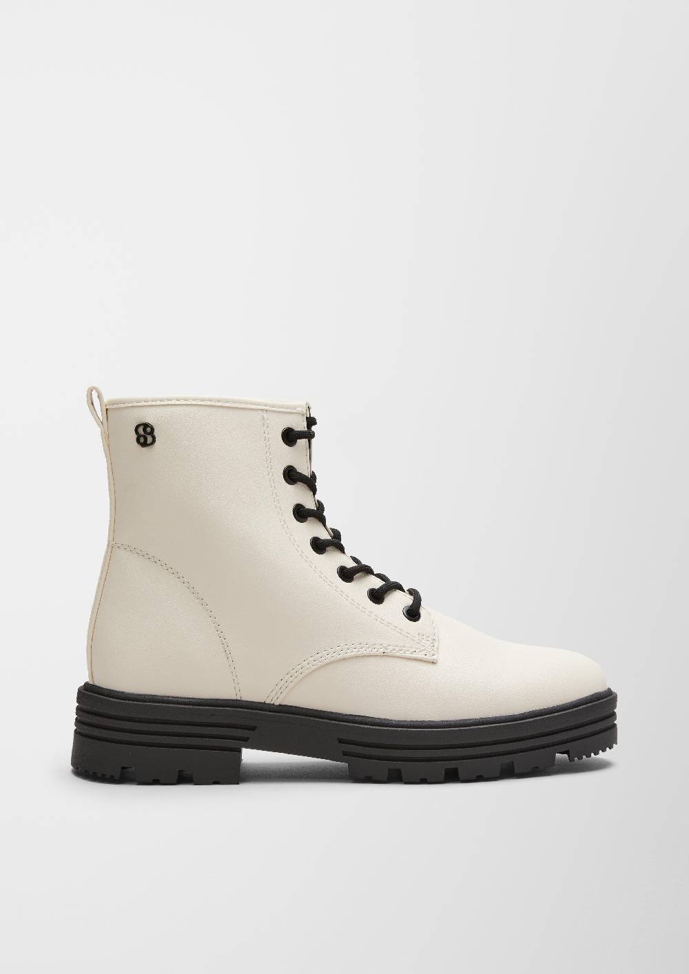 S.Oliver Schnürstiefel Aus Kunstleder