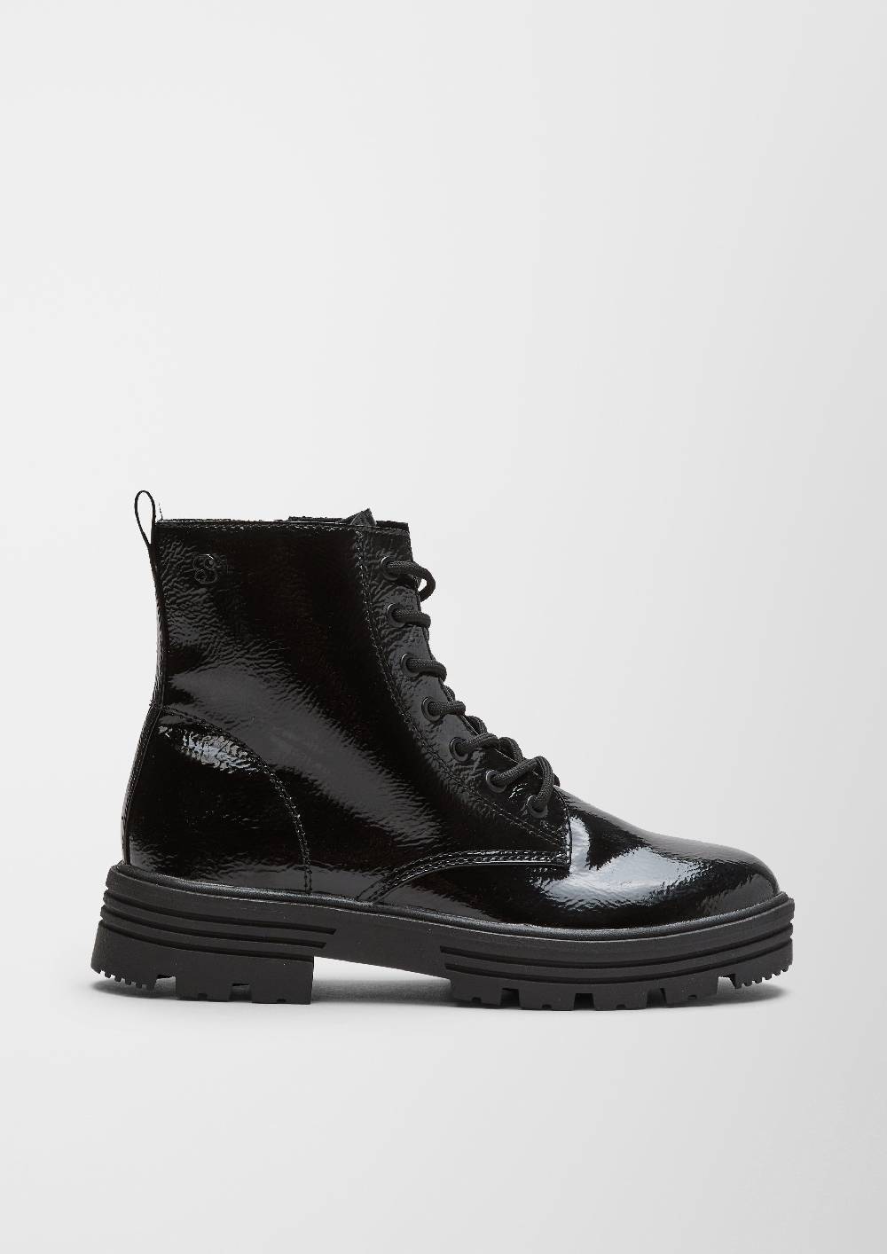 S.Oliver Schnürstiefel Aus Kunstleder