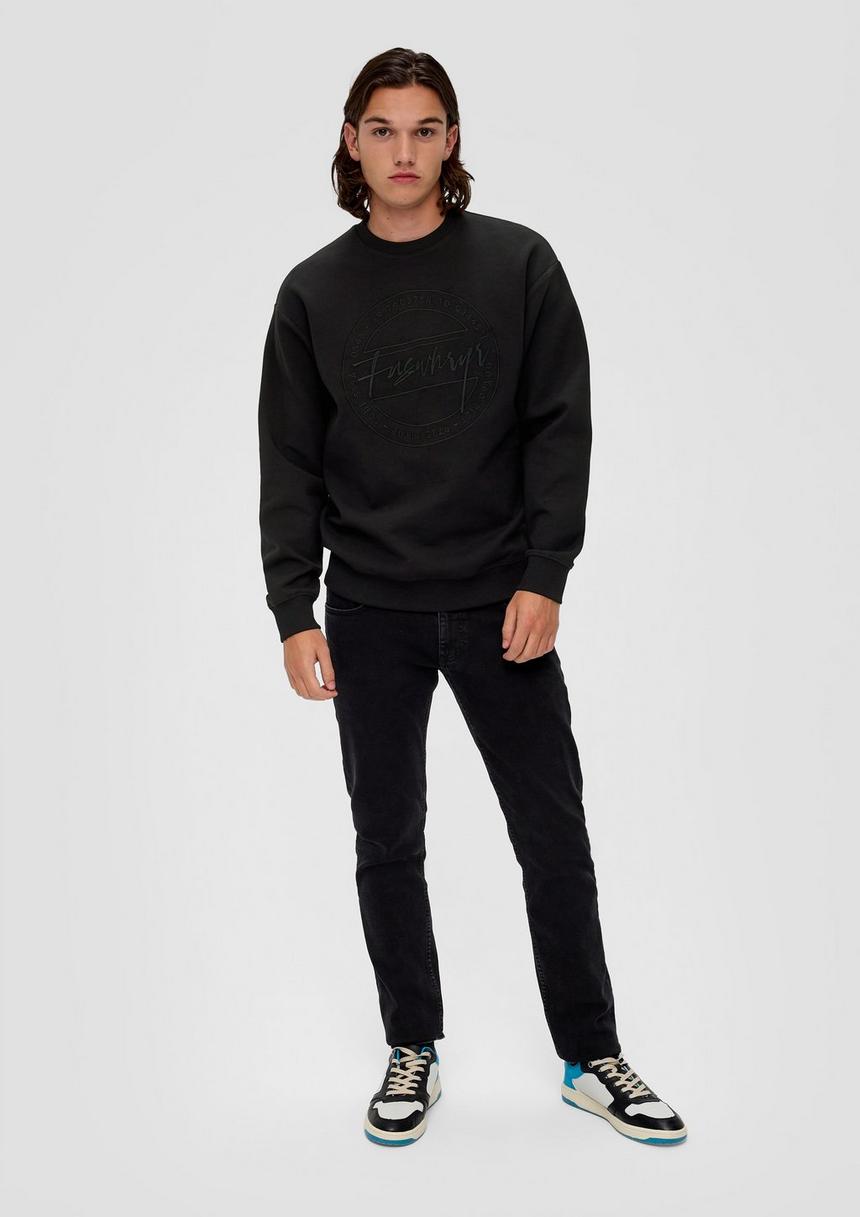 S.Oliver Scuba-Sweatshirt Mit Stickerei