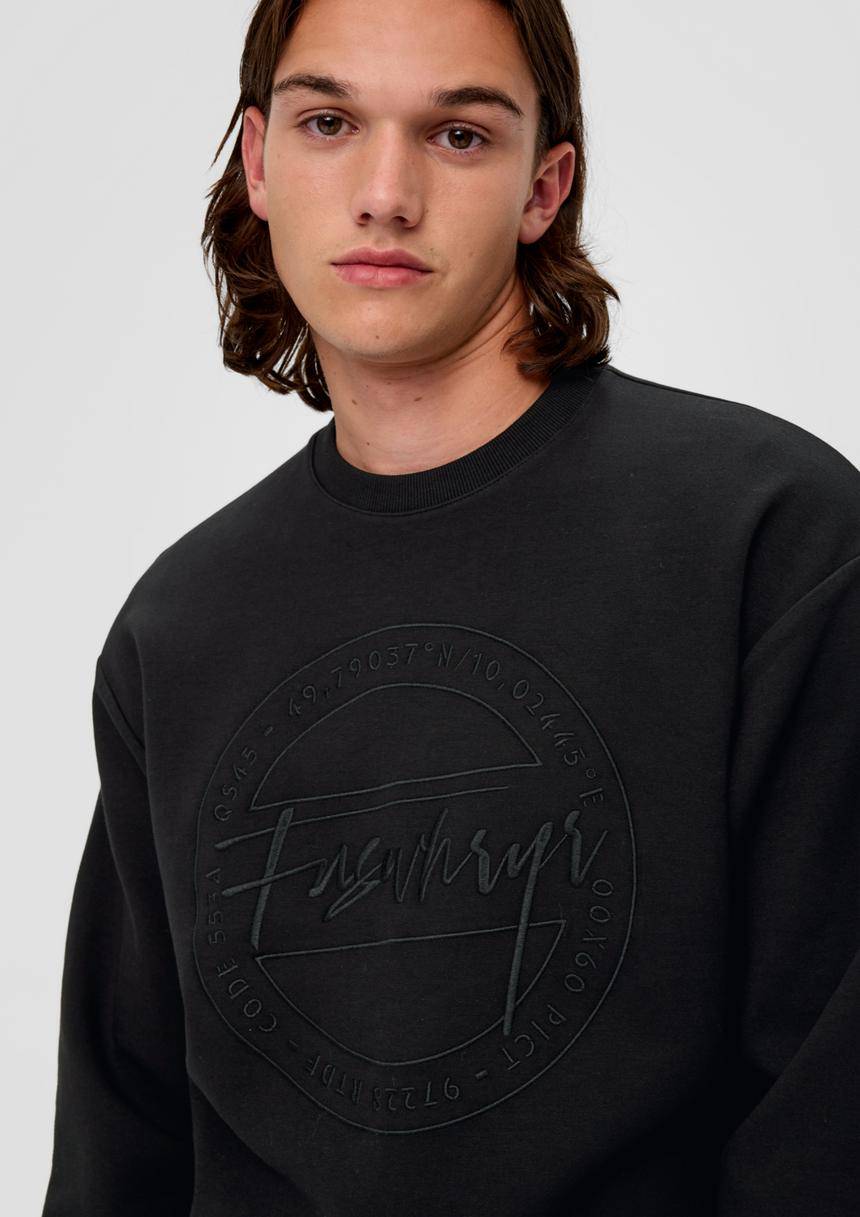 S.Oliver Scuba-Sweatshirt Mit Stickerei