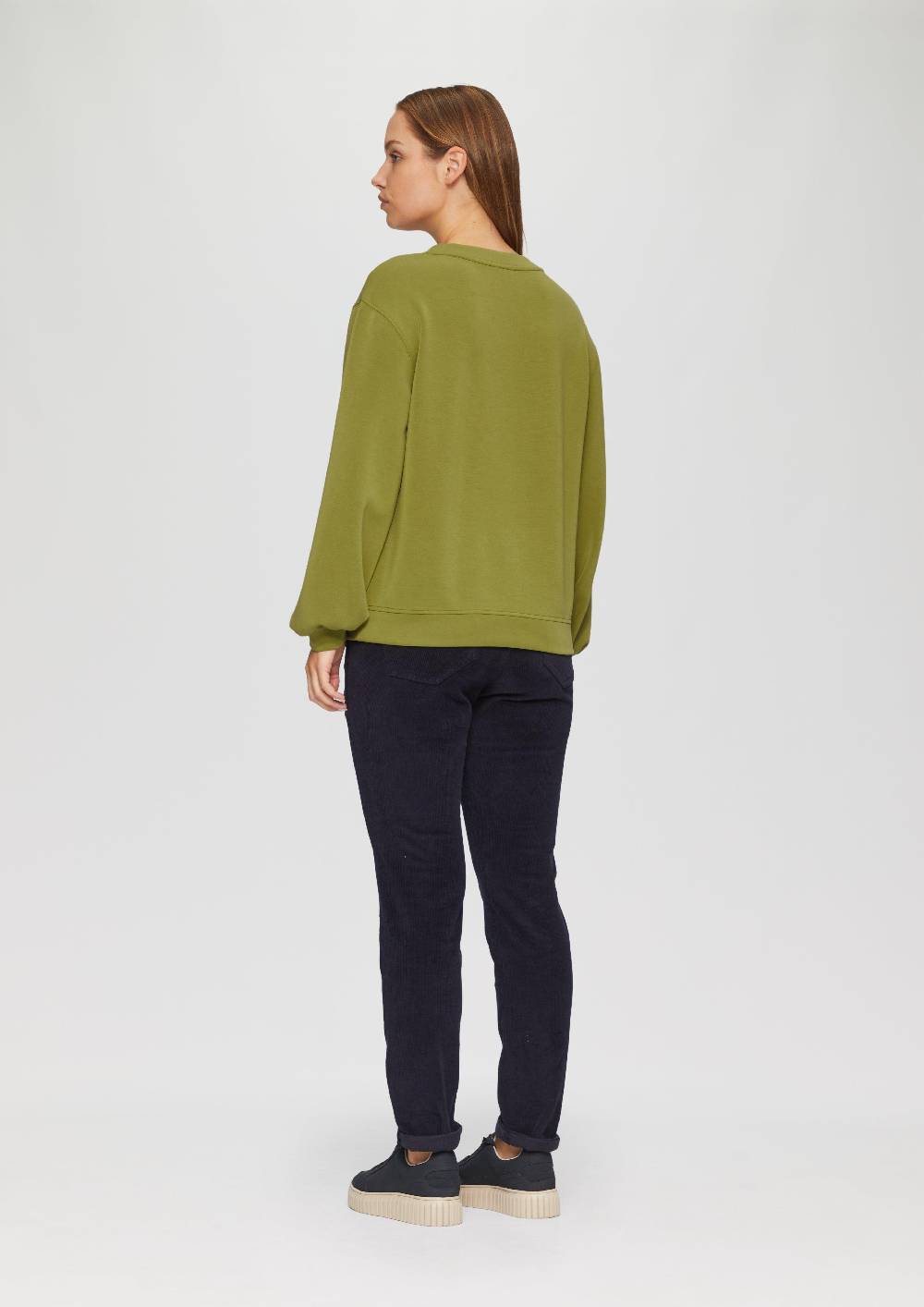 S.Oliver Scuba-Sweatshirt Mit V-Ausschnitt