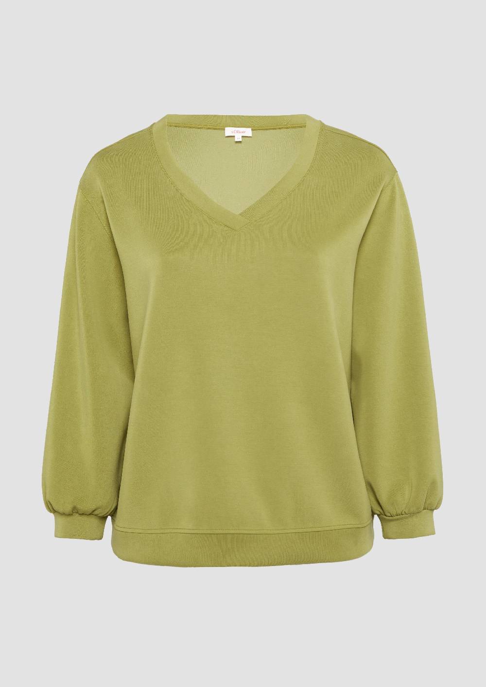 S.Oliver Scuba-Sweatshirt Mit V-Ausschnitt