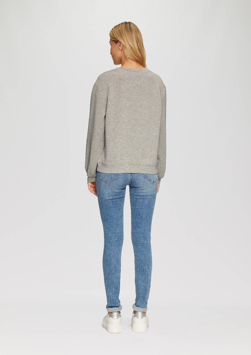 S.Oliver Scuba-Sweatshirt Mit V-Ausschnitt