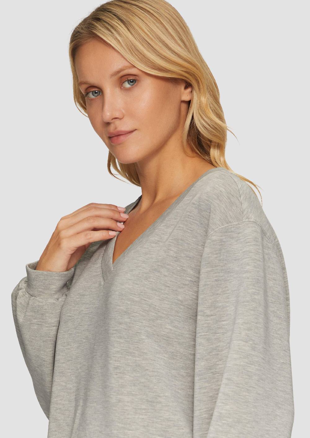 S.Oliver Scuba-Sweatshirt Mit V-Ausschnitt