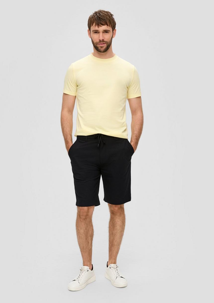 S.Oliver Seersucker-Shorts im Relaxed Fit