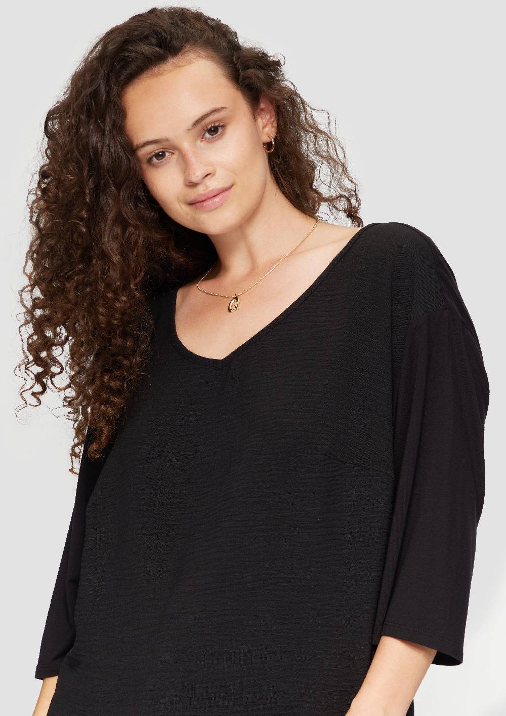 S.Oliver Shirt Im Fabricmix Und Loose Fit