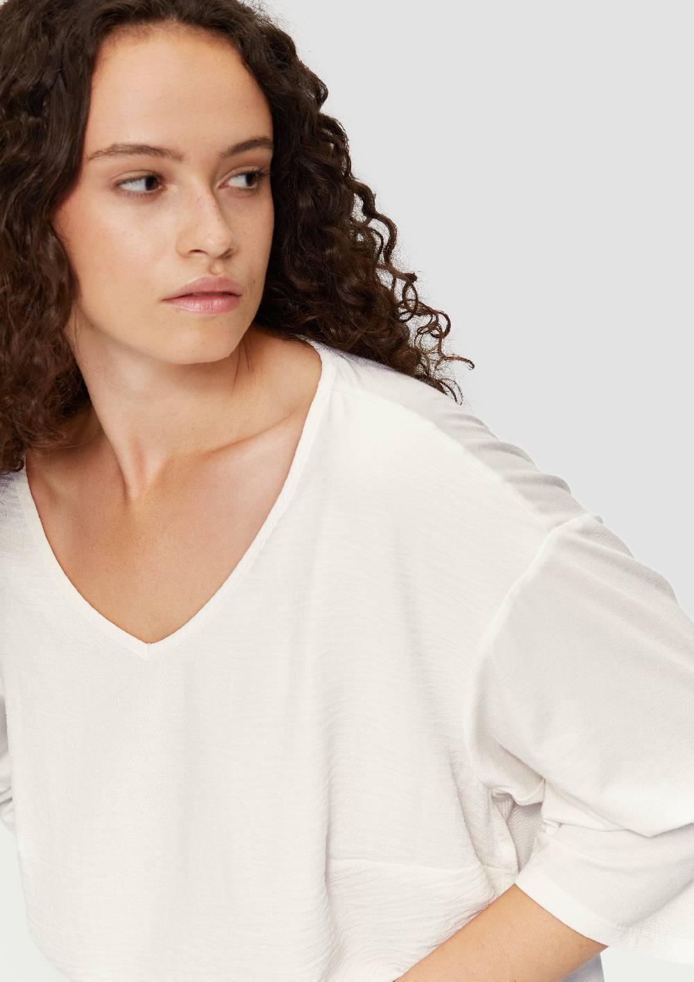 S.Oliver Shirt Im Fabricmix Und Loose Fit