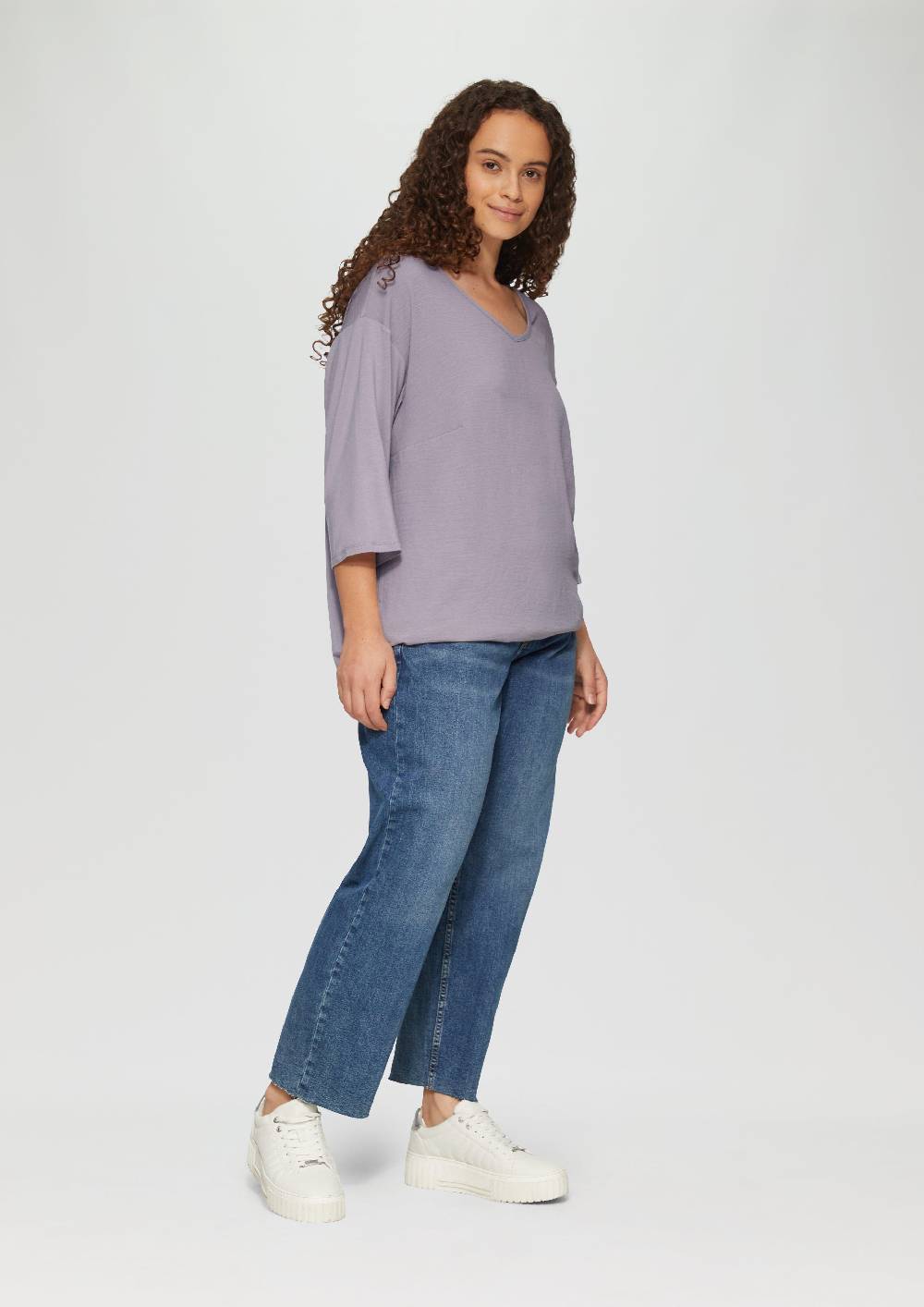 S.Oliver Shirt Im Fabricmix Und Loose Fit