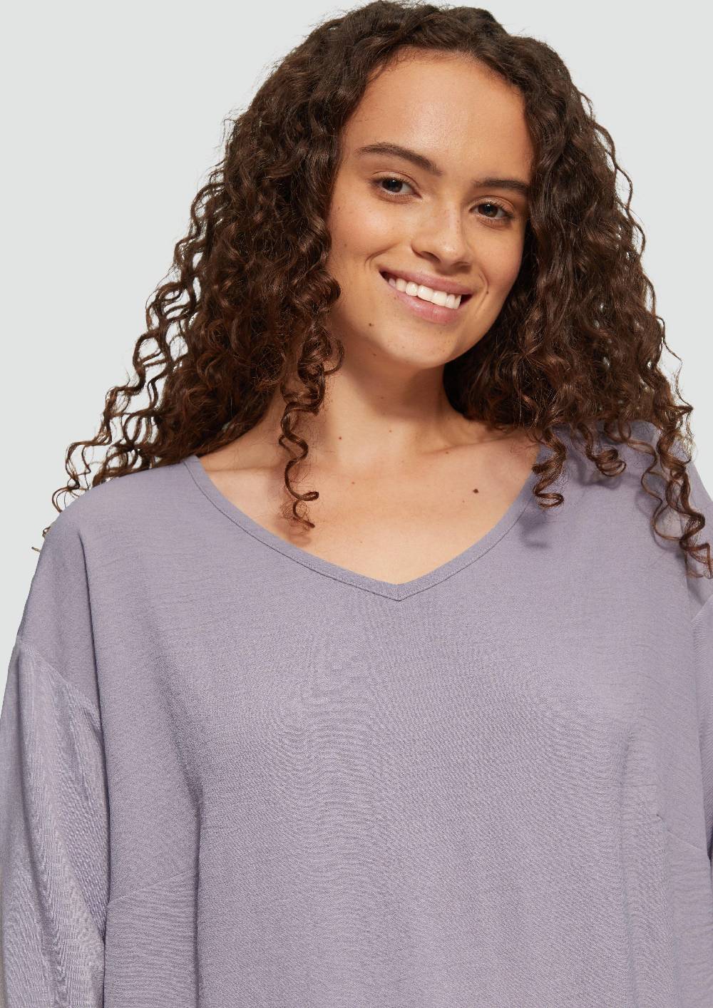 S.Oliver Shirt Im Fabricmix Und Loose Fit