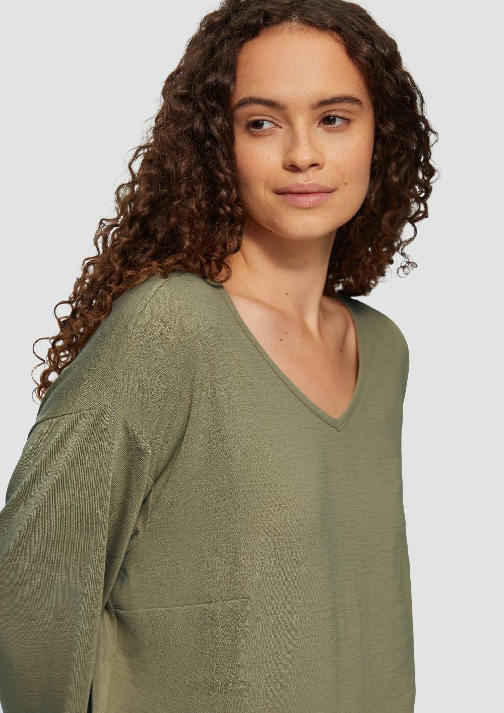 S.Oliver Shirt Im Fabricmix Und Loose Fit