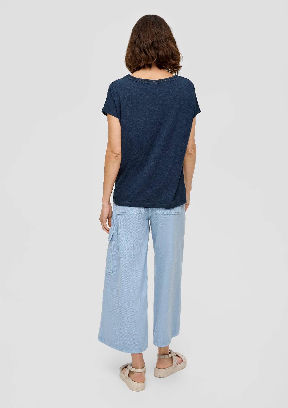 S.Oliver Shirt Im Relaxed Fit Mit Stickerei