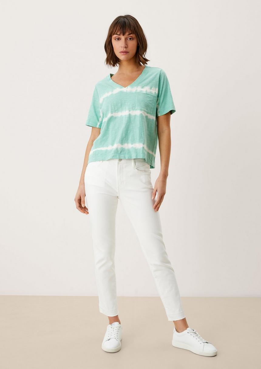 S.Oliver Shirt Mit Batikmuster