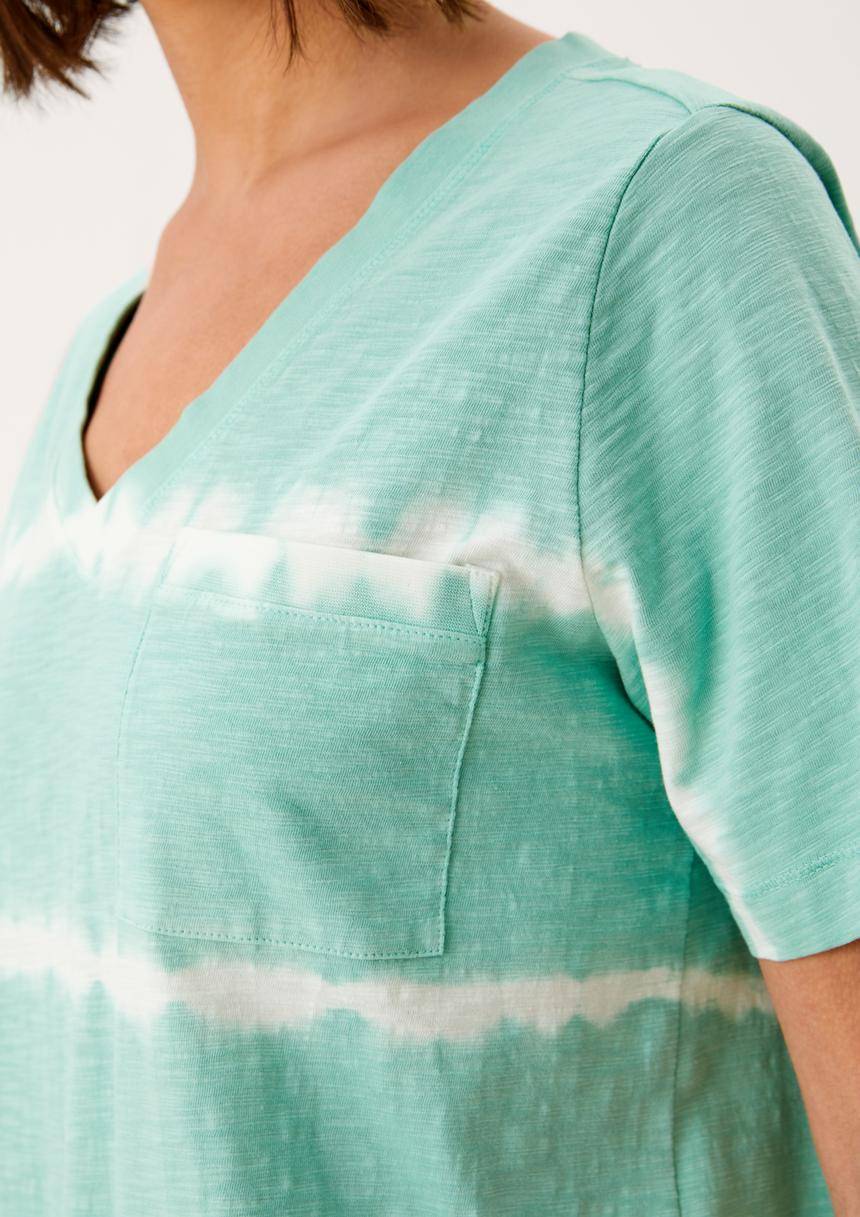 S.Oliver Shirt Mit Batikmuster