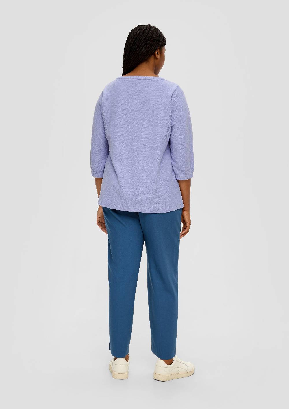 S.Oliver Shirt Mit Flammgarnstruktur