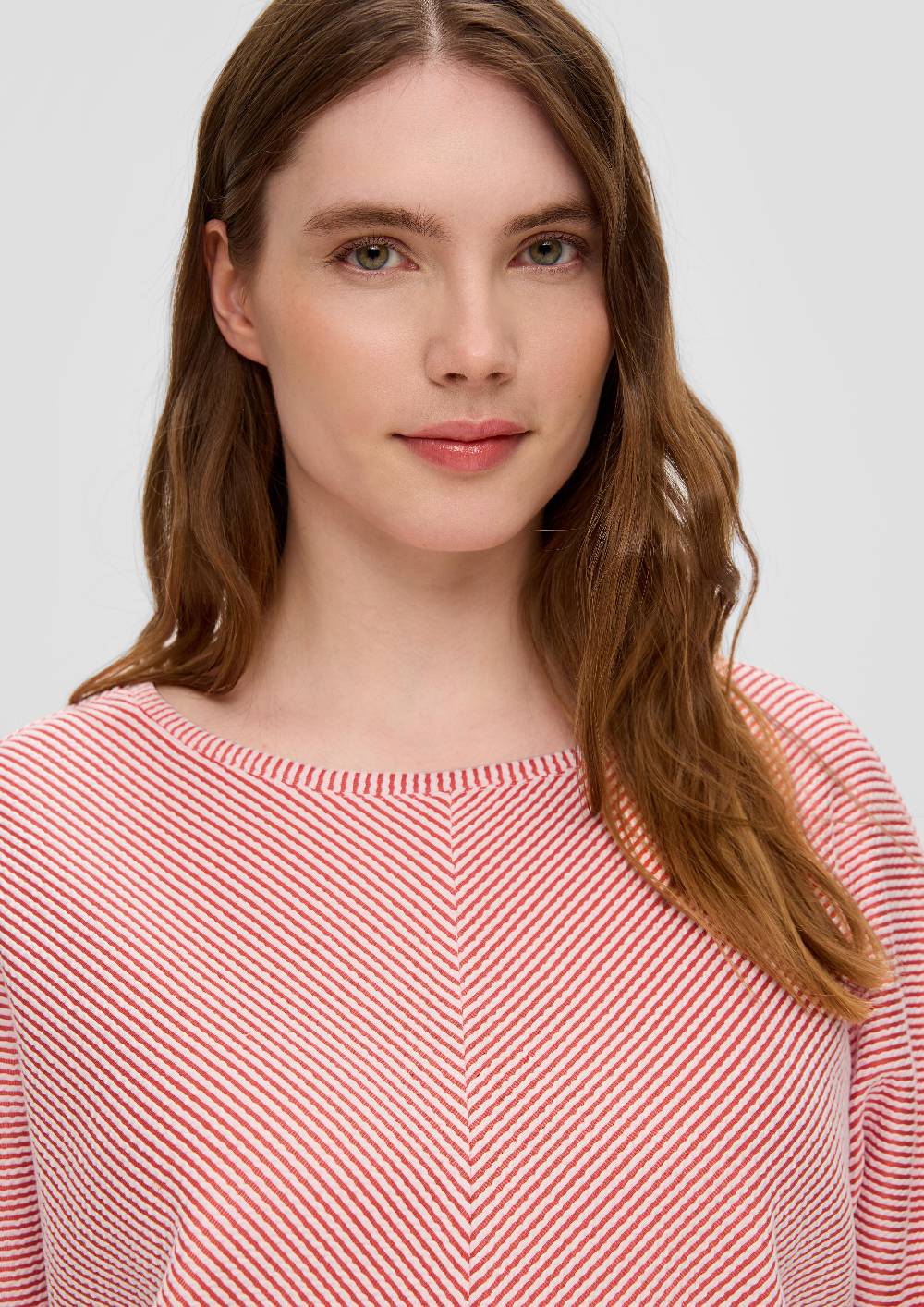 S.Oliver Shirt Mit Streifenstruktur