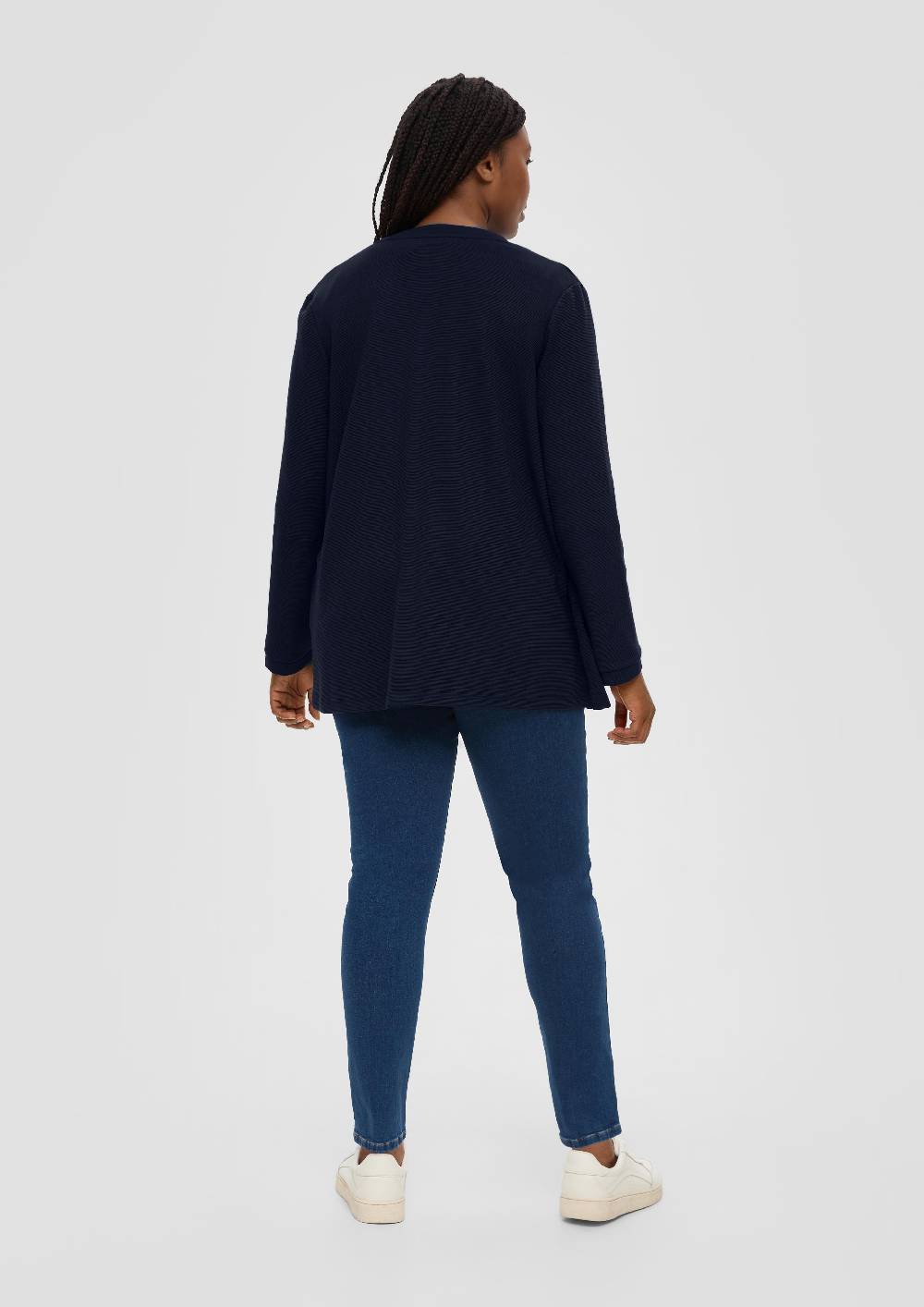 S.Oliver Shirtjacke Mit Ottomanstruktur