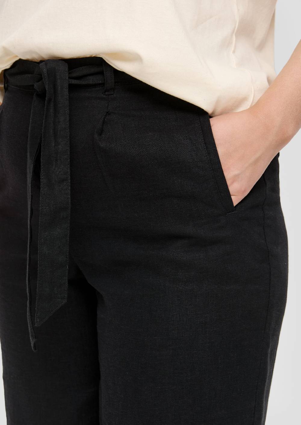 S.Oliver Shorts Aus Leinenmix