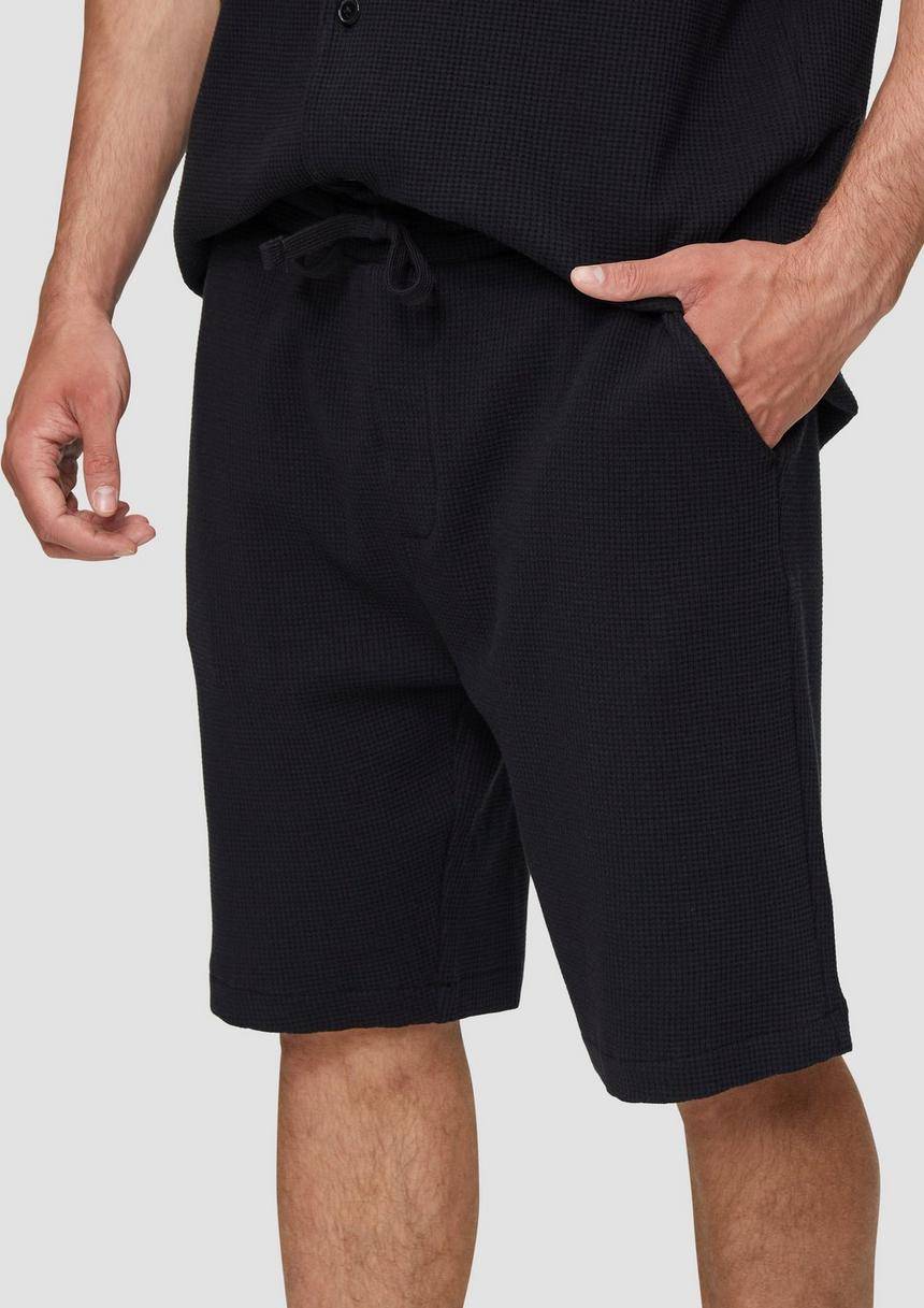 S.Oliver Shorts Aus Waffelpiqué Mit Elastikbund