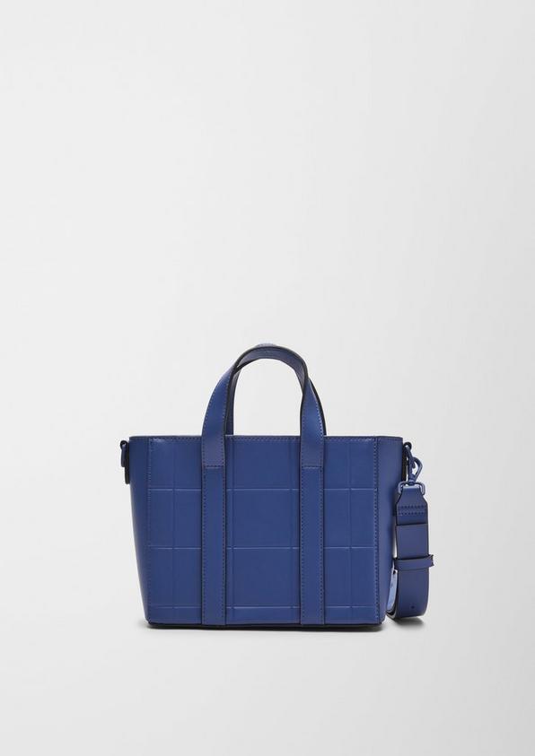 S.Oliver Shoulder Bag mit Karo-Prägung