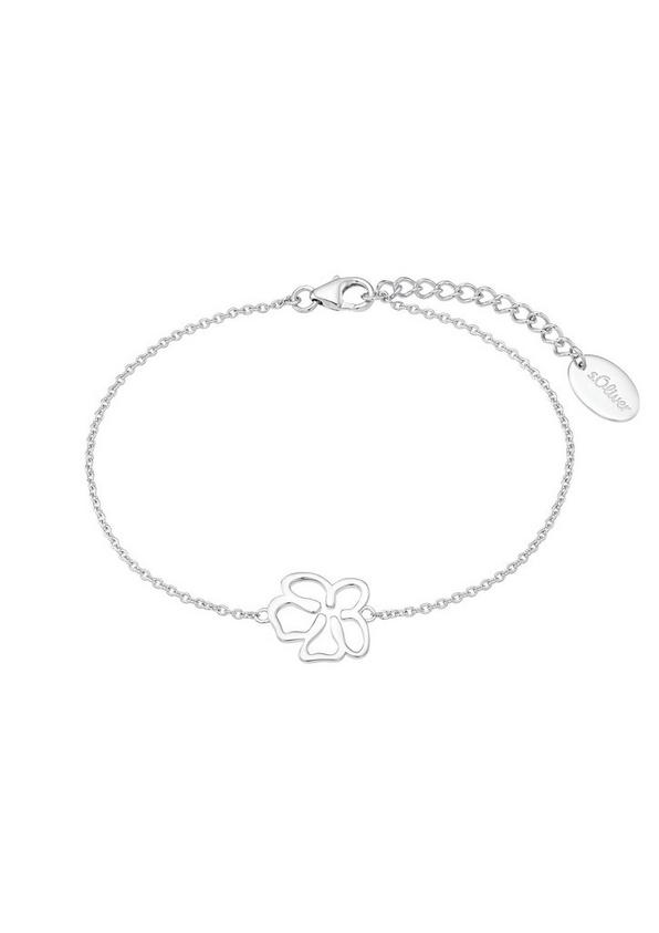 S.Oliver Silber-Armkette Blume