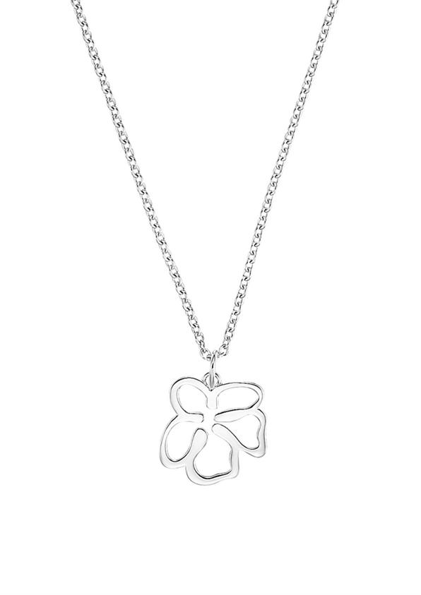 S.Oliver Silber-Halskette Blume