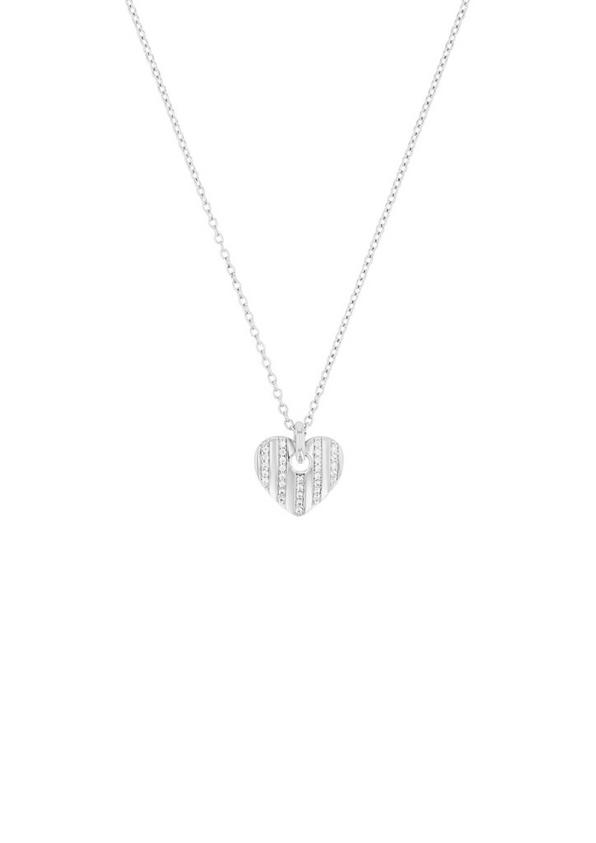 S.Oliver Silber-Halskette mit Herz-Anhänger