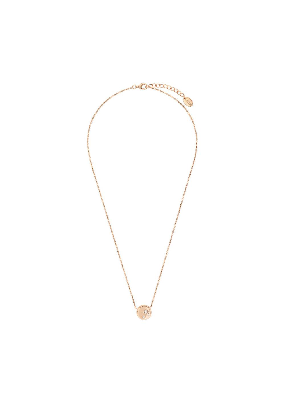 S.Oliver Silber-Halskette Mit Zirkonia-Anhänger