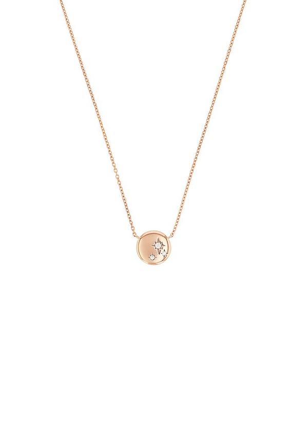 S.Oliver Silber-Halskette mit Zirkonia-Anhänger