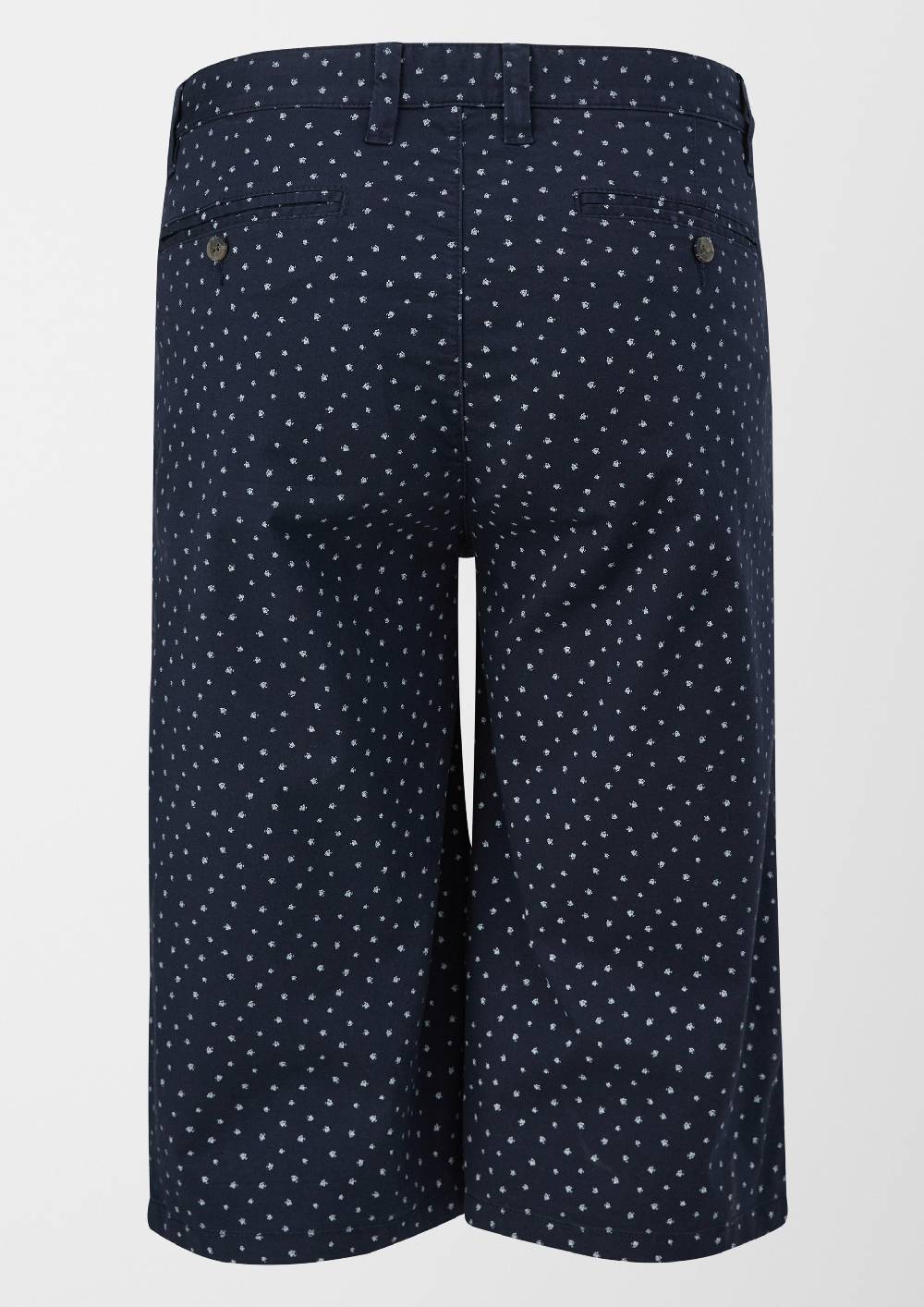 S.Oliver Slim: Bermuda Mit Allover-Print