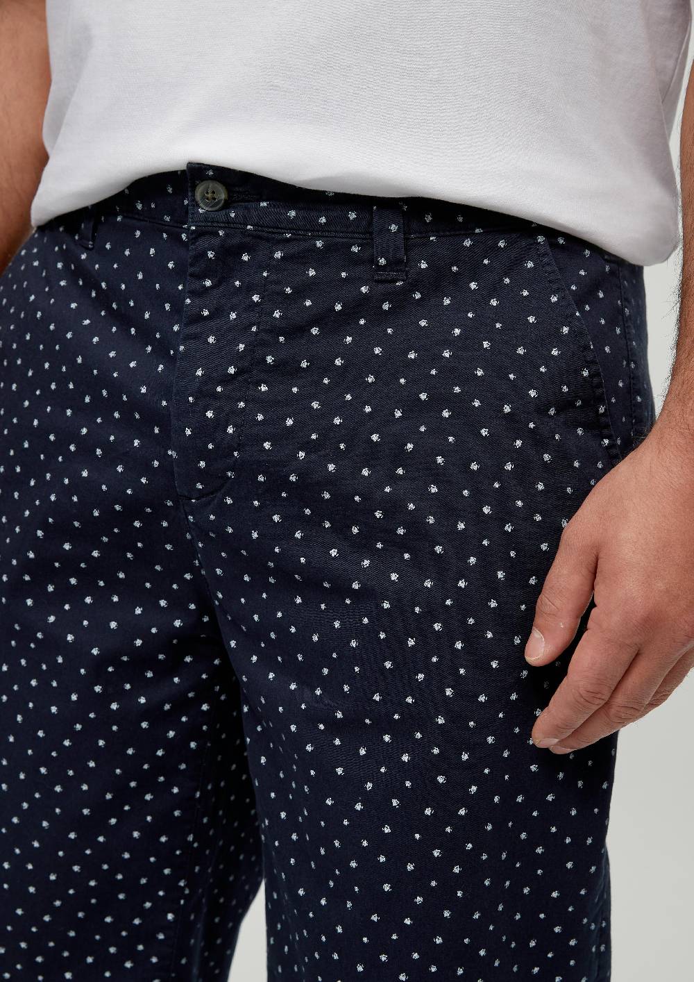 S.Oliver Slim: Bermuda Mit Allover-Print