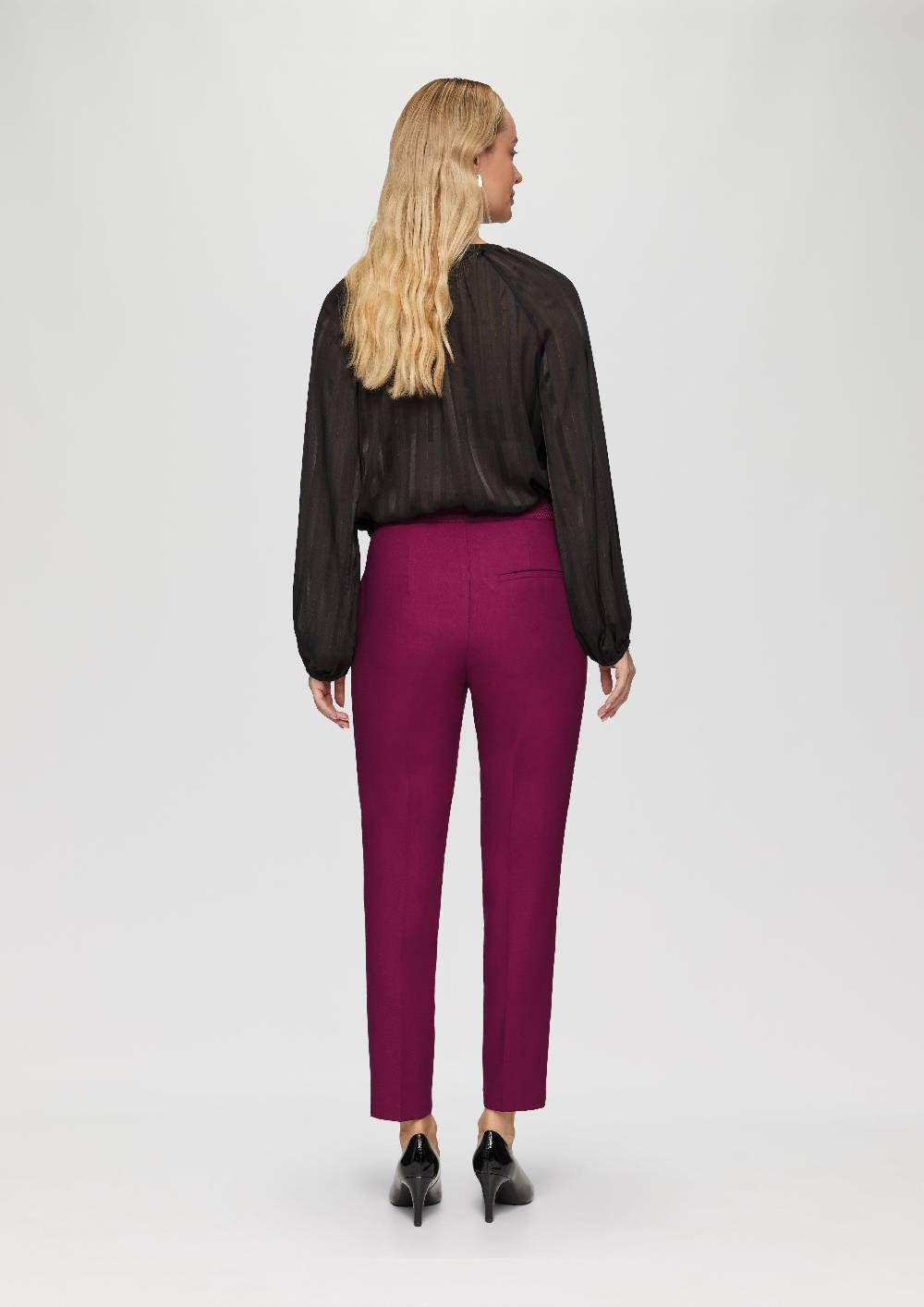 S.Oliver Slim: Cigarette Pants In Ankle-Länge