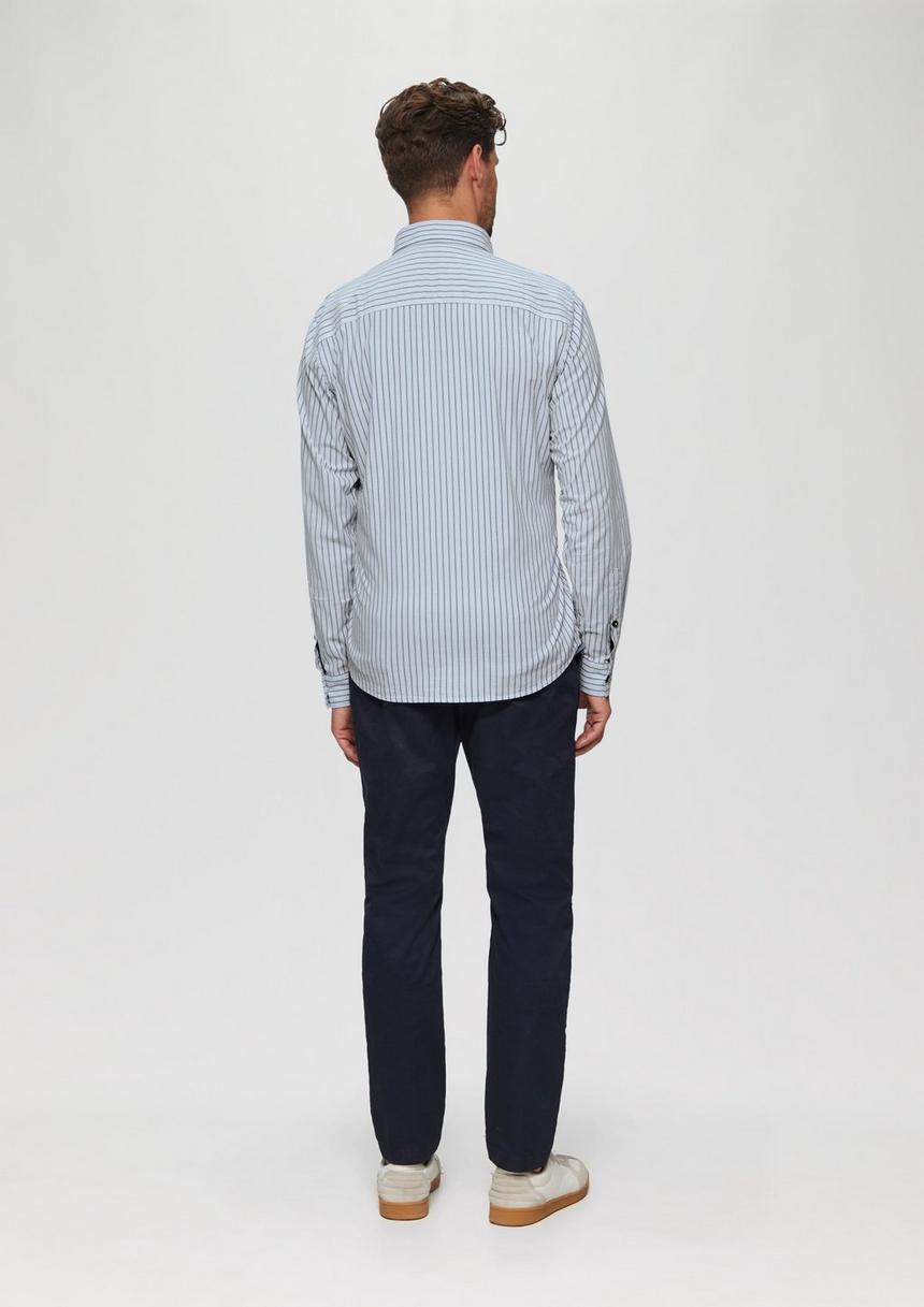 S.Oliver Slim Fit: Hemd Aus Baumwollstretch
