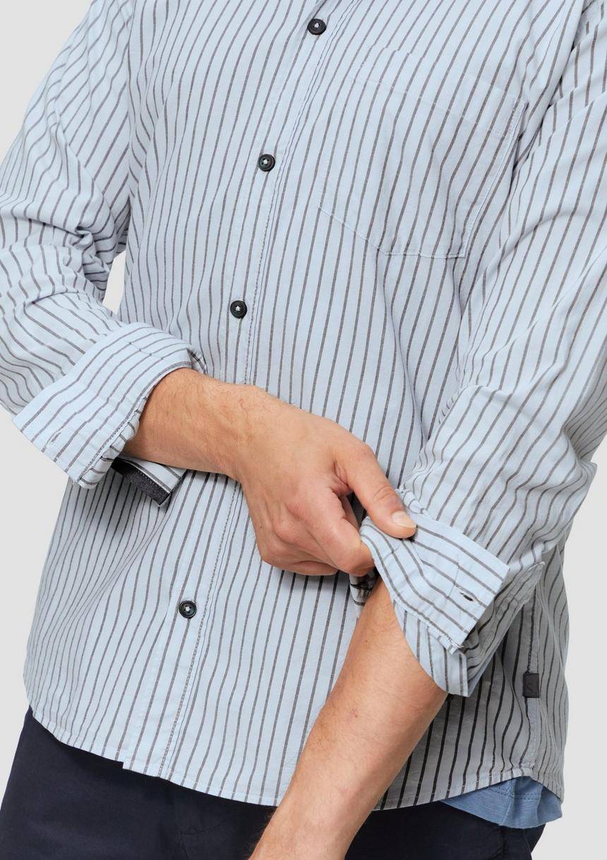 S.Oliver Slim Fit: Hemd Aus Baumwollstretch