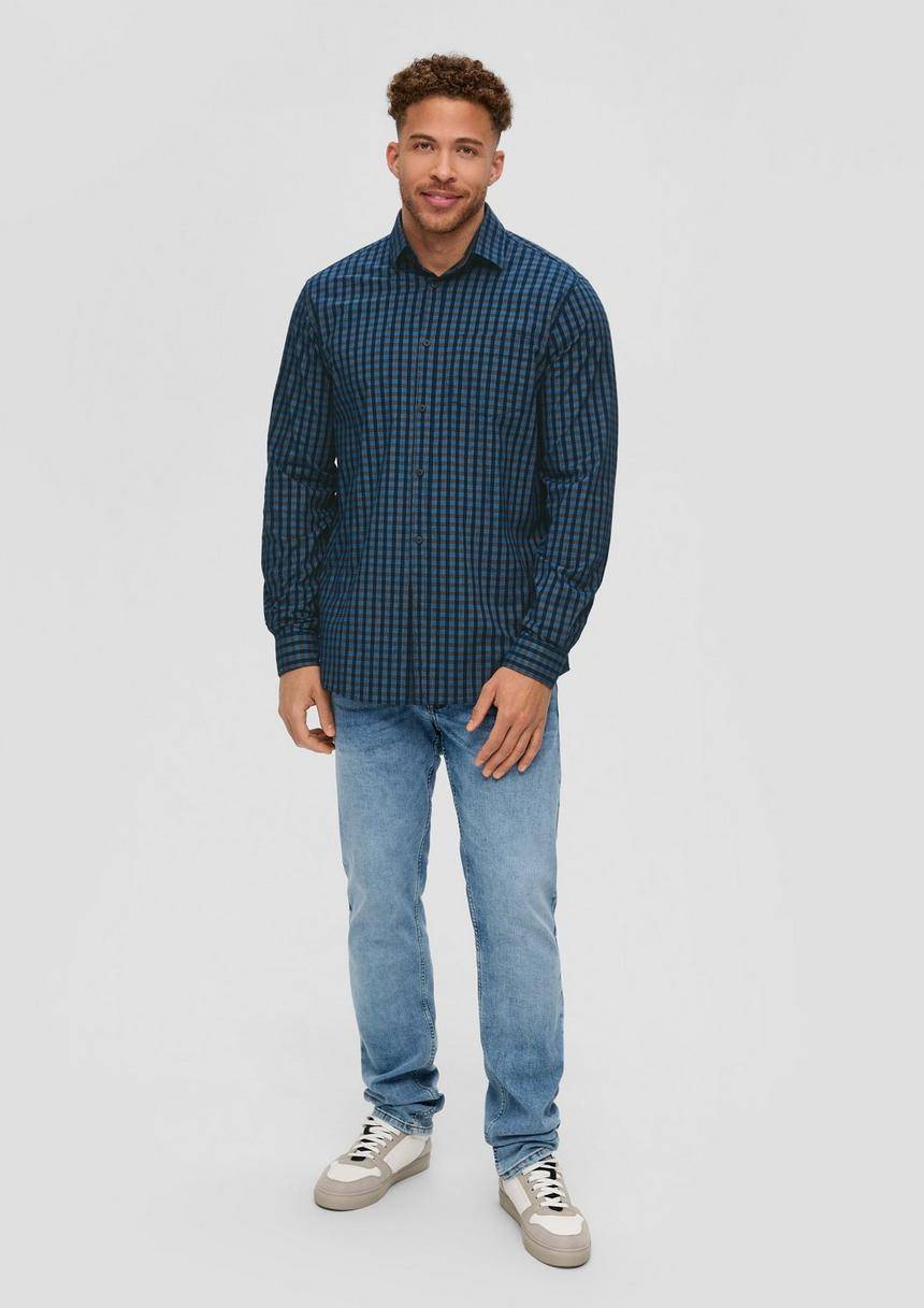 S.Oliver Slim: Hemd Aus Baumwollstretch