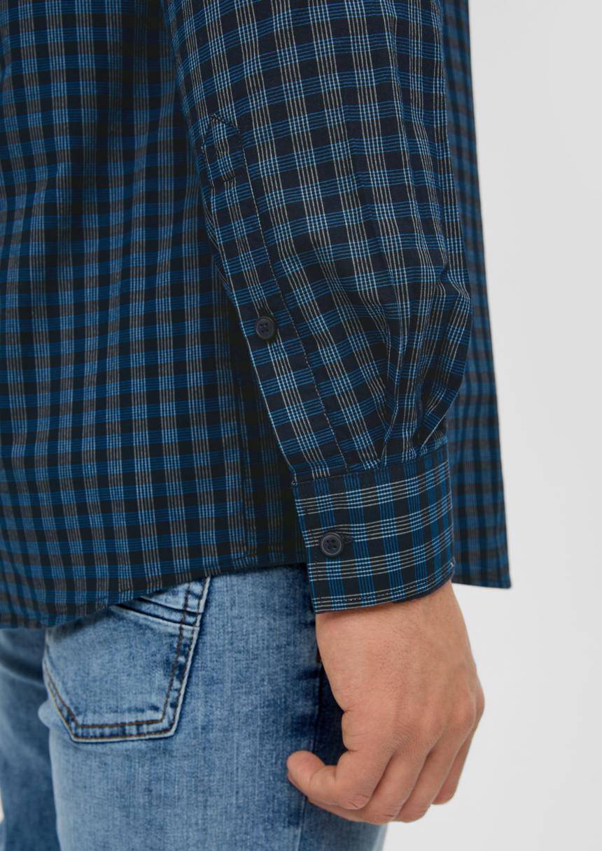 S.Oliver Slim: Hemd Aus Baumwollstretch