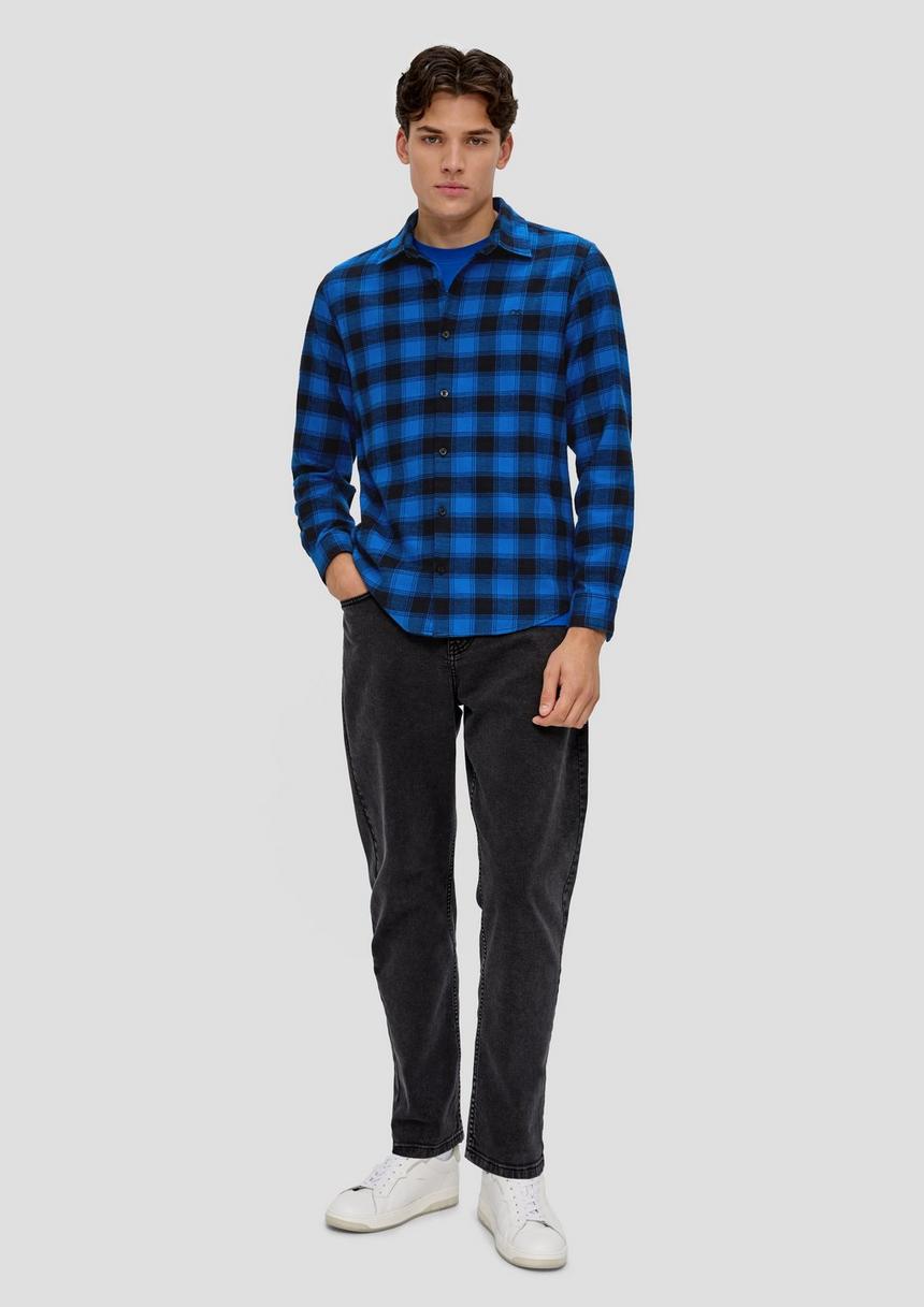 S.Oliver Slim: Hemd Aus Twill