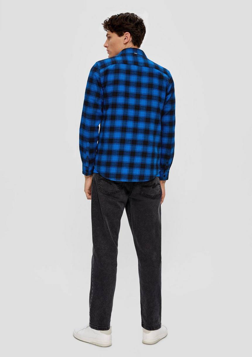 S.Oliver Slim: Hemd Aus Twill
