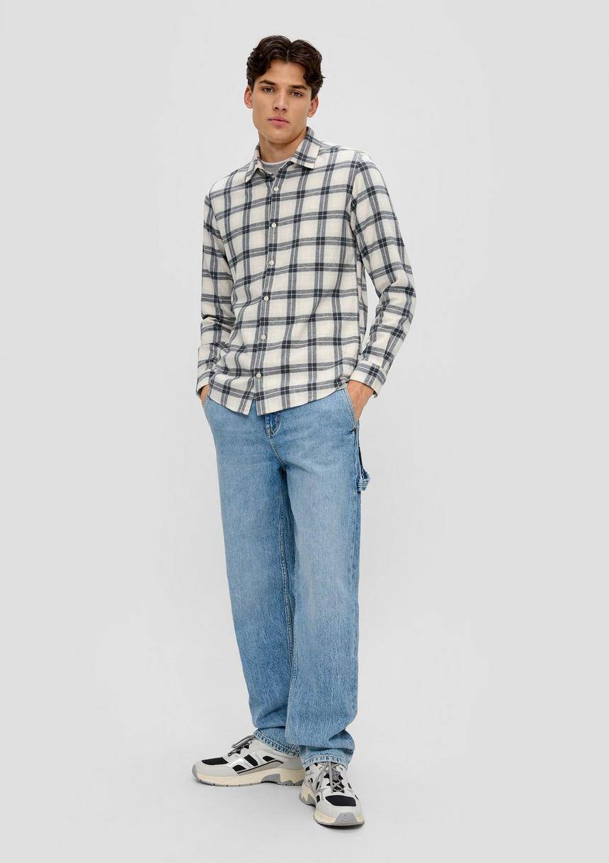 S.Oliver Slim: Hemd Aus Twill