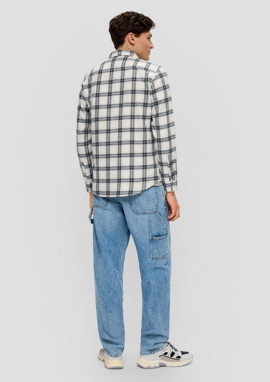S.Oliver Slim: Hemd Aus Twill