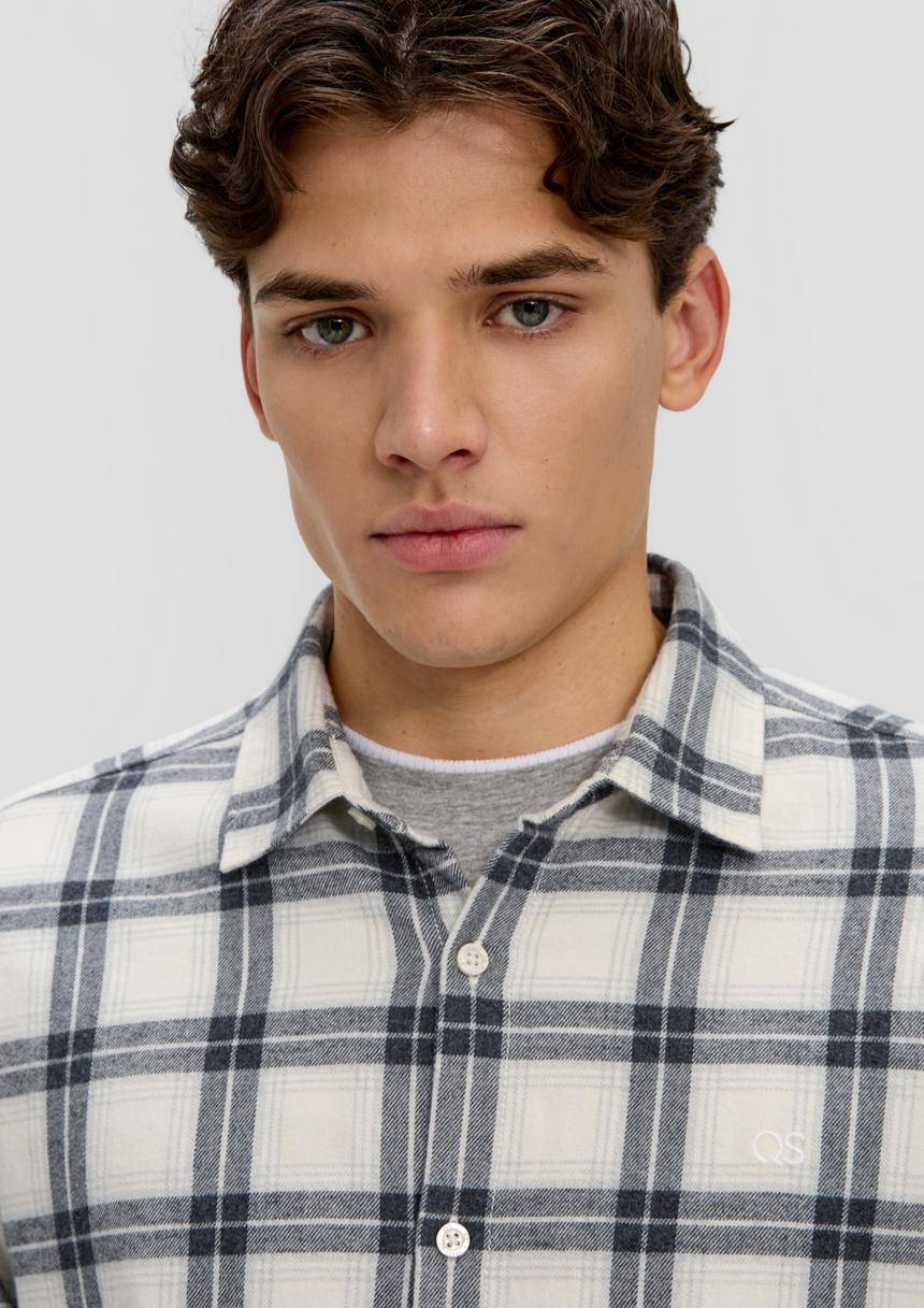 S.Oliver Slim: Hemd Aus Twill