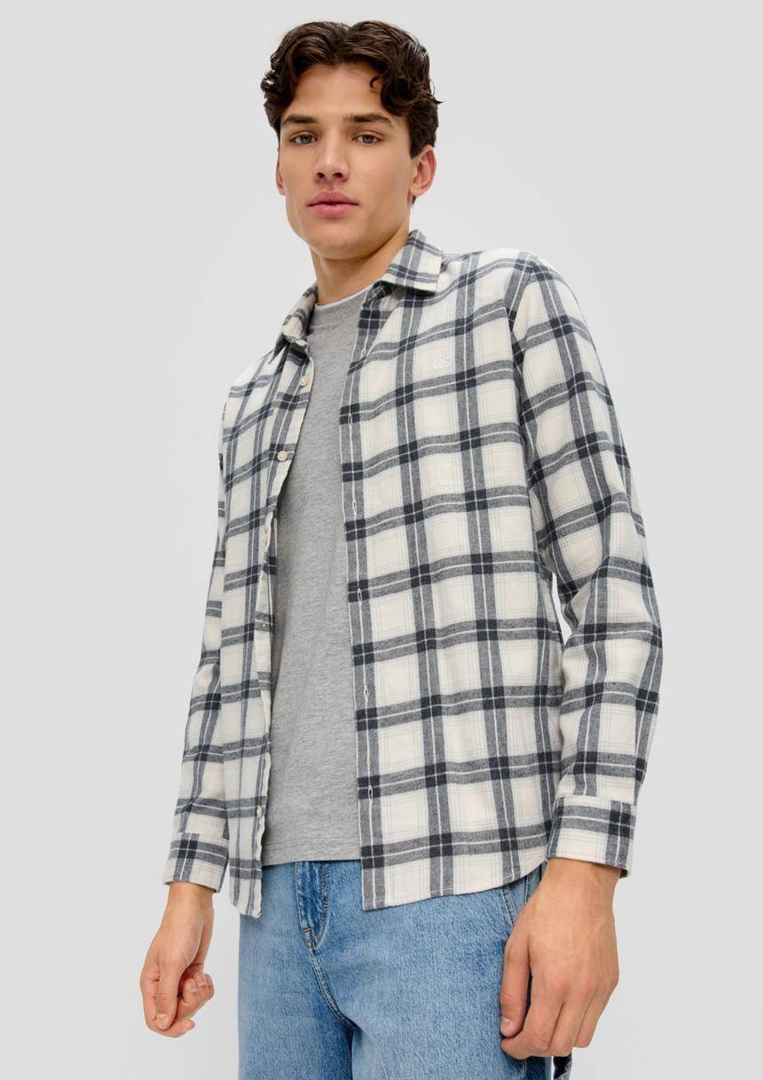 S.Oliver Slim: Hemd aus Twill